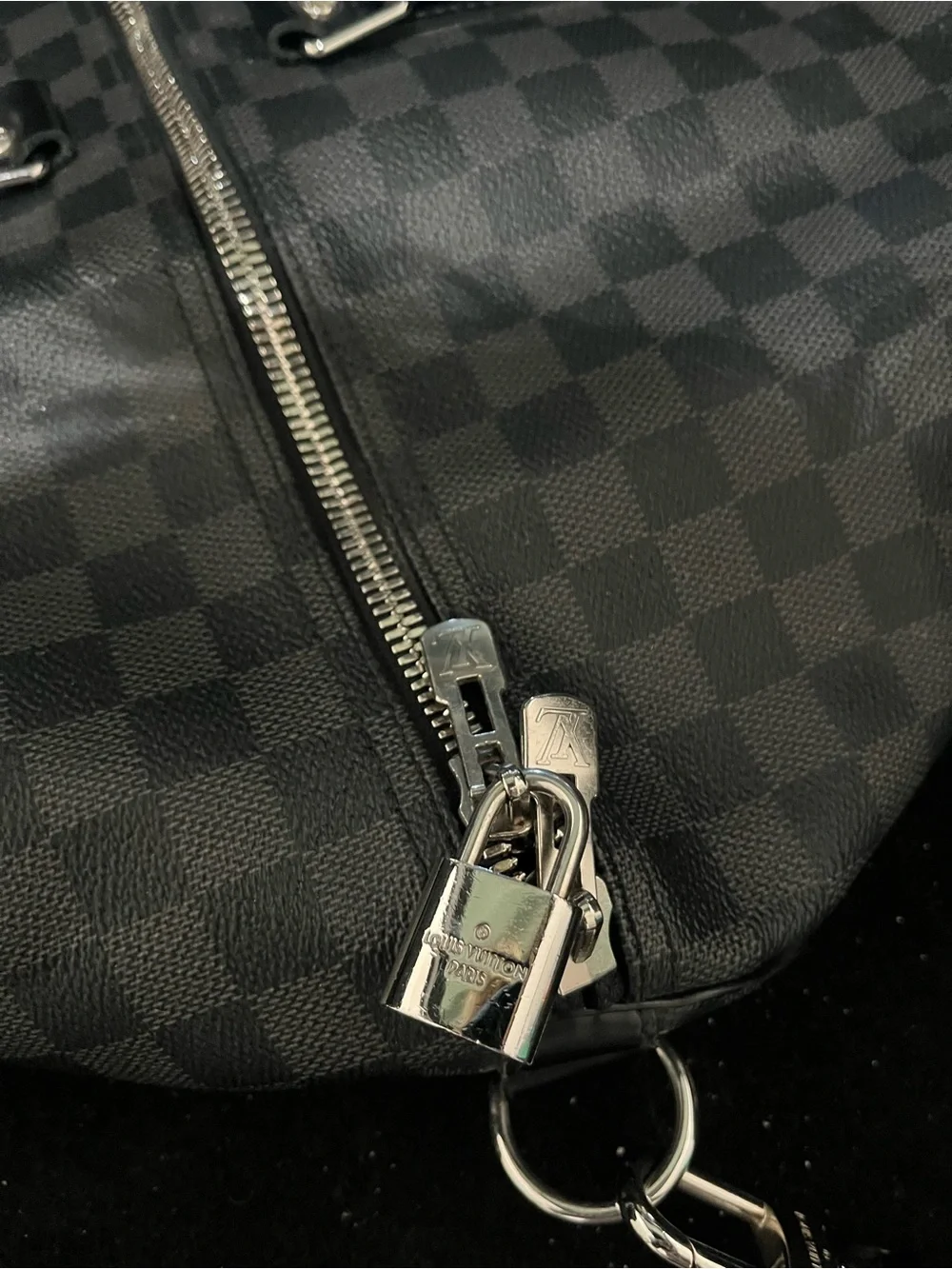 Louis Vuitton Keepall Bandouliére 55 - Damier Graphite Canvas